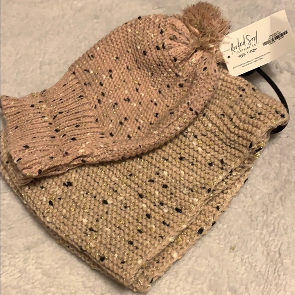 Rooted Soul hat and scarf set